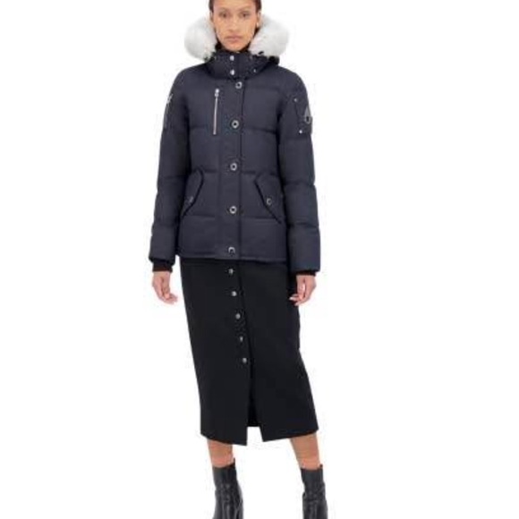 Authentic women’s Moose Knuckles 3Q winter jacket parka - Picture 3 of 11